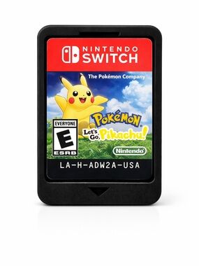 Nintendo Switch Pokémon Let’s Go Pikachu – Authentic Game Card Tested